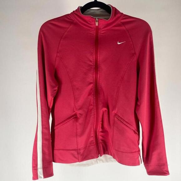 Nike Women's Fuchsia Zip-Up Jacket - Picture 1 of 2